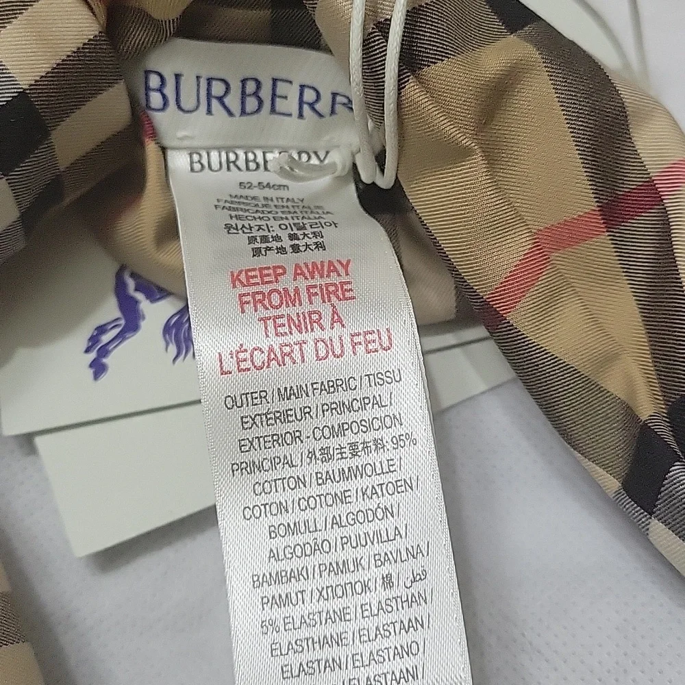 BUBERRY SOFT KNOT HEADBAND NWT NOVA CHECK - Picture 5 of 7